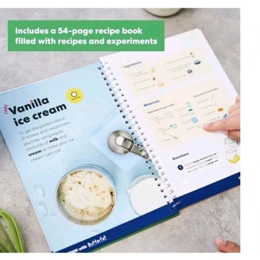 New In Box - KiwiCo Science Of Cooking: Ice Cream - Create Your Own Favorites